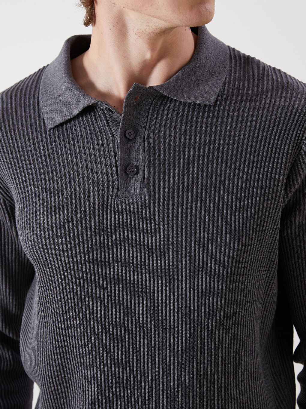 SOUTHBLUE Polo Neck Men's Knitwear Sweater -W5BI24Z8-L8N