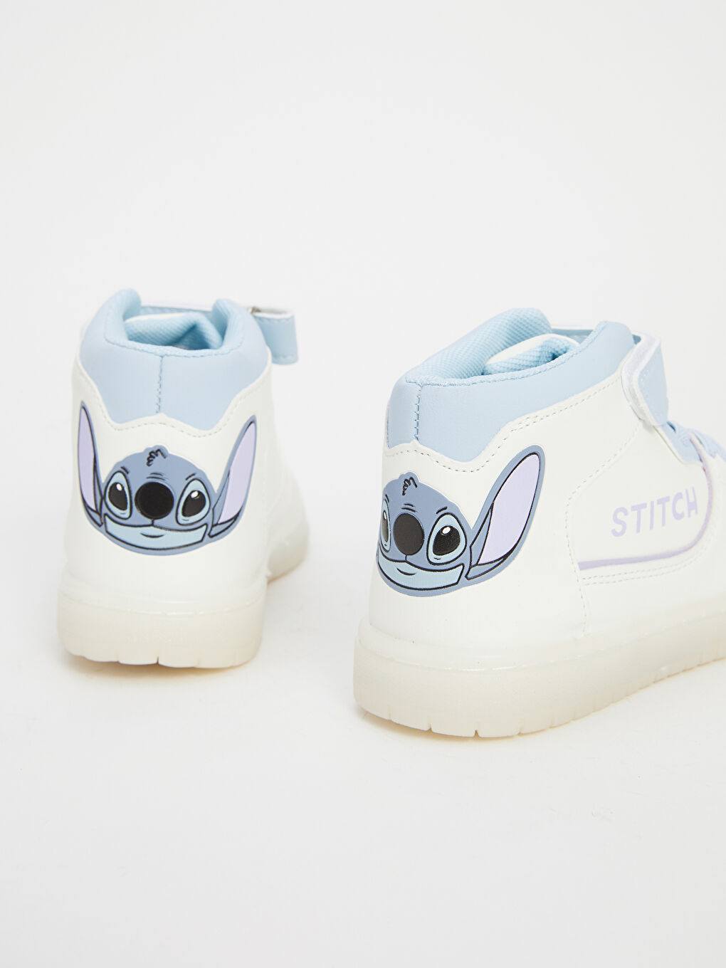Baby Girl Boots with Laces and Velcro and Illuminated Soles-4