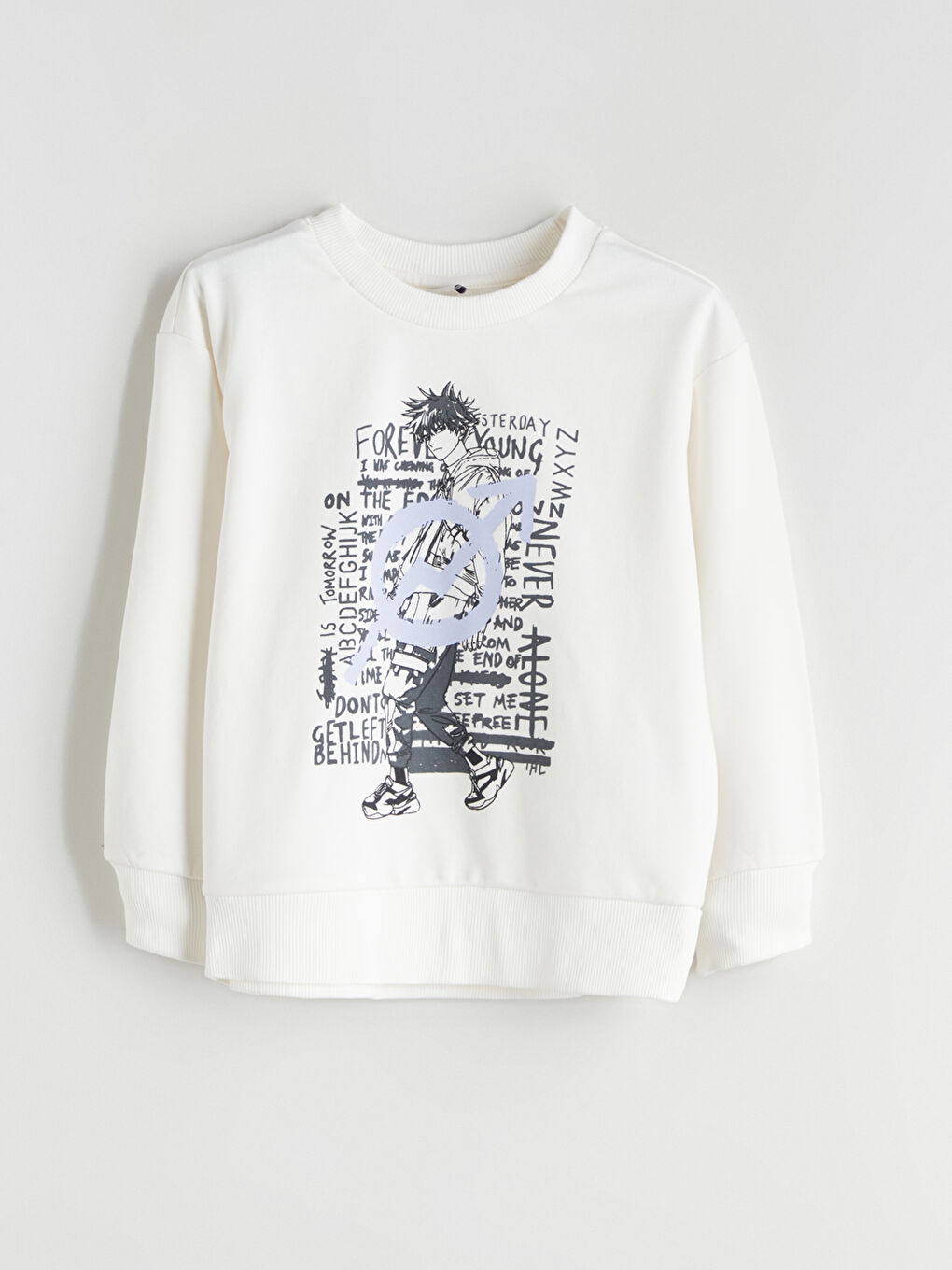 Sweat-shirt pour Garçons à Col Rond