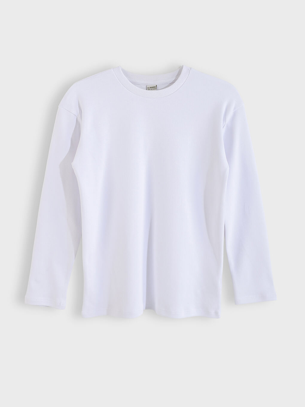T-shirt Uni pour Garçons à Col Rond