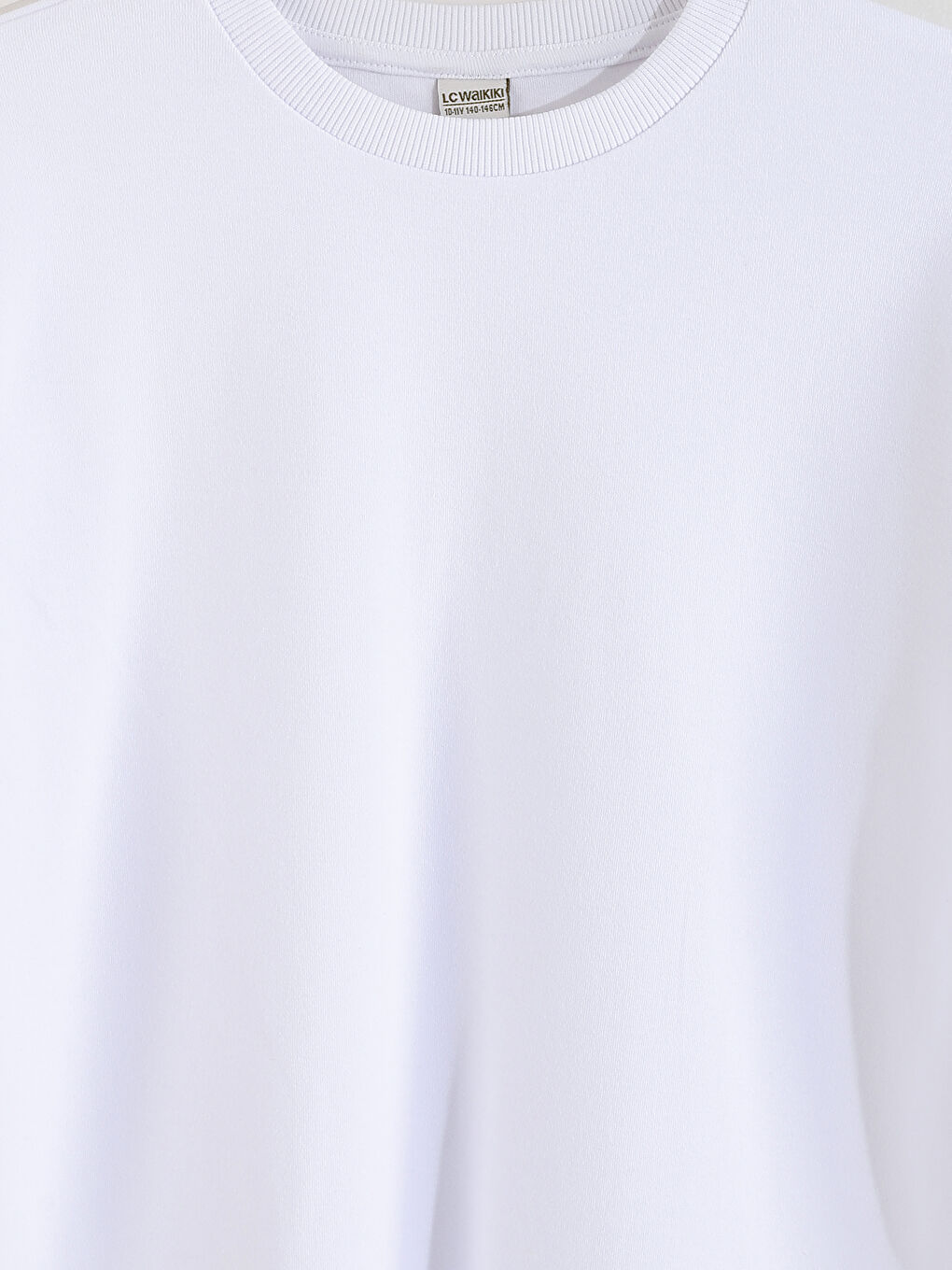 T-shirt Uni pour Garçons à Col Rond-3