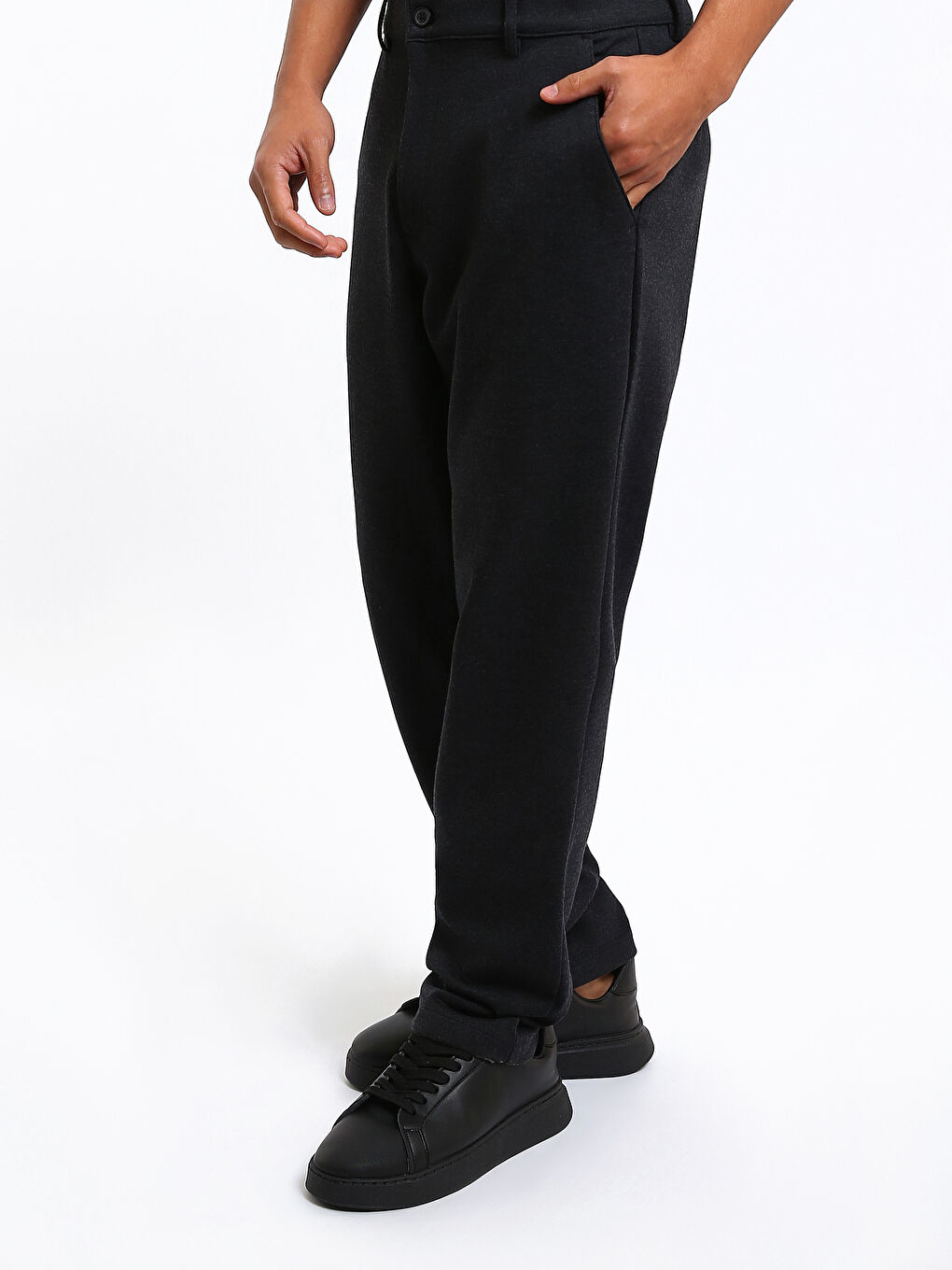 Standard Fit Men's Trousers-3