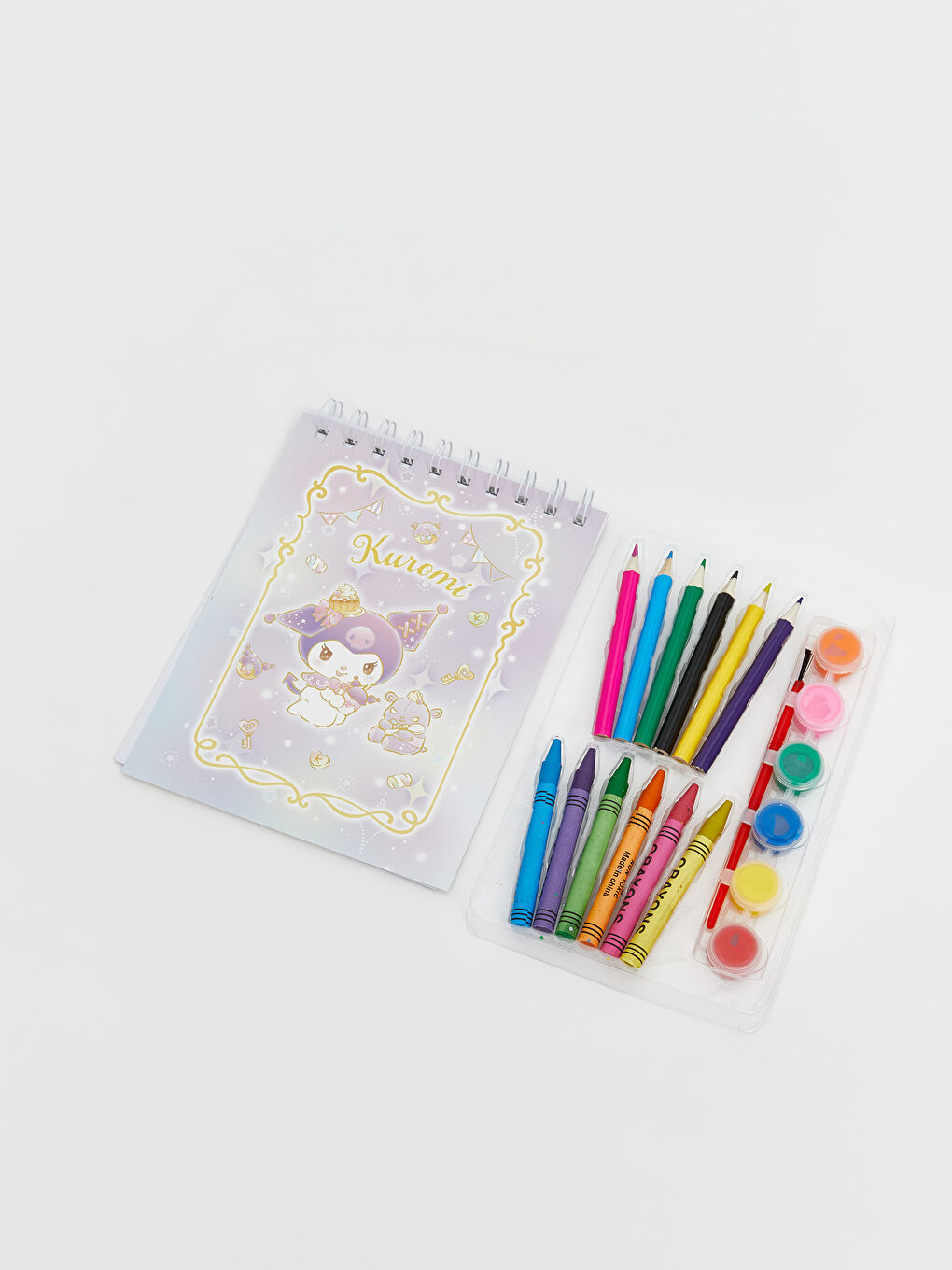 LCW ACCESSORIES Kuromi Printed Painting Set -W5BI86Z4-M0T