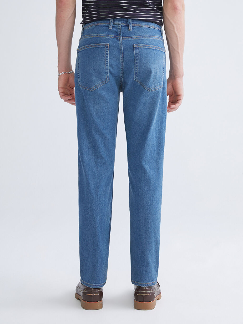 İndigo 790 Rahat Kalıp Erkek Jean Pantolon-3