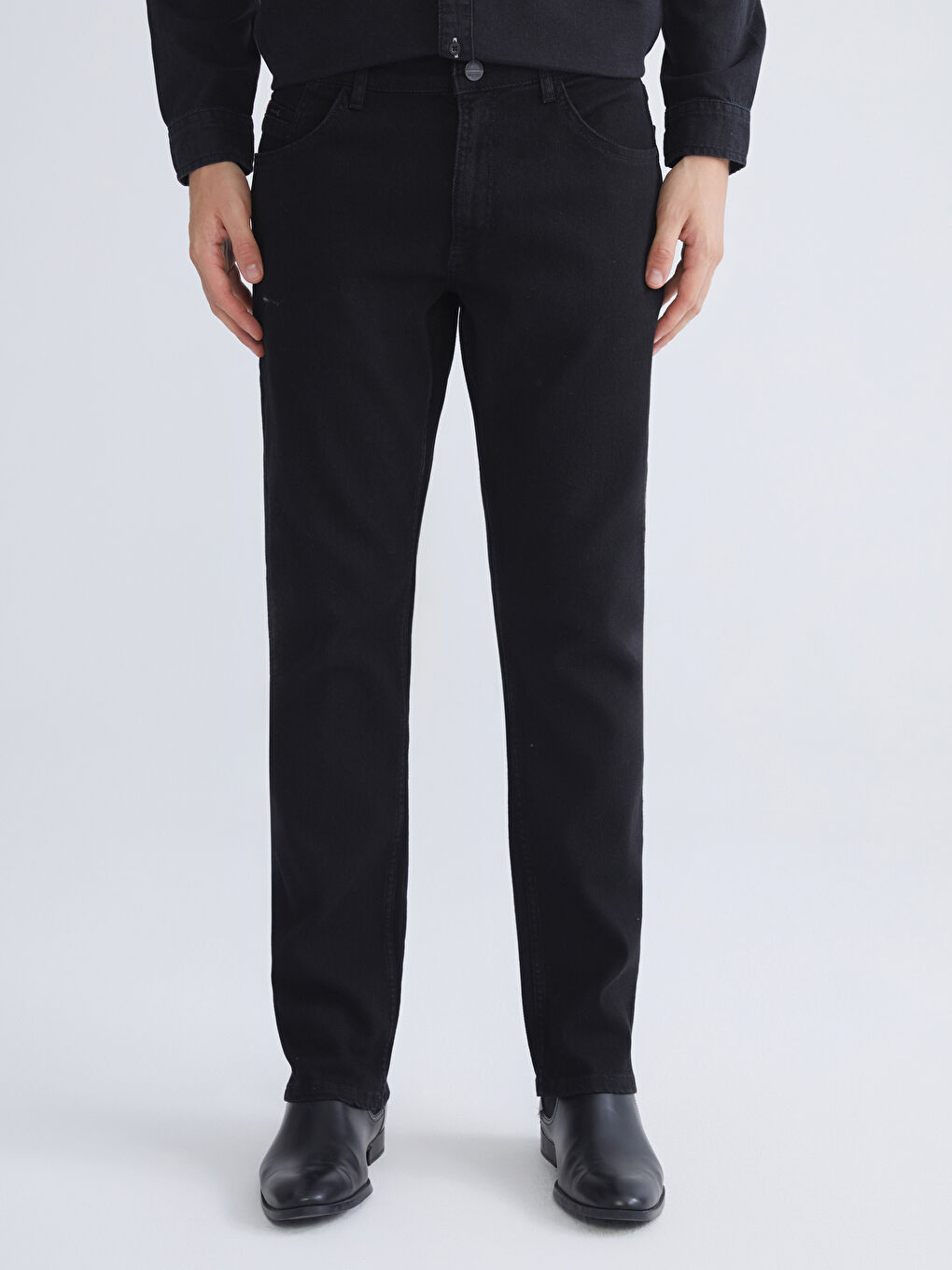 Siyah 779 Regular Fit Erkek Jean Pantolon-2