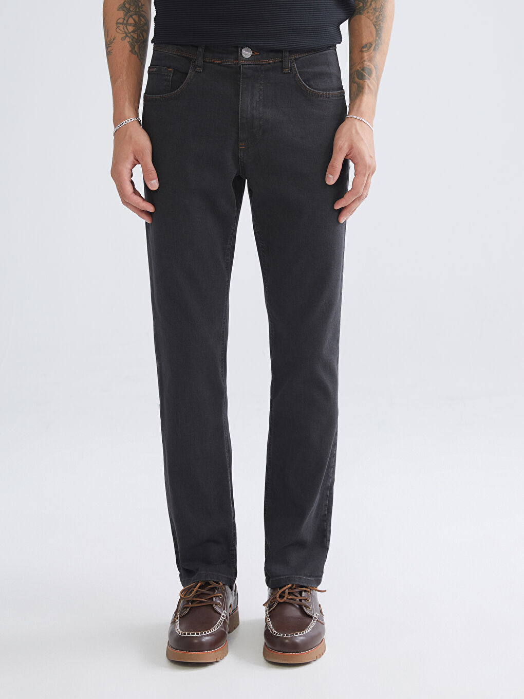 Gri 779 Regular Fit Erkek Jean Pantolon-4