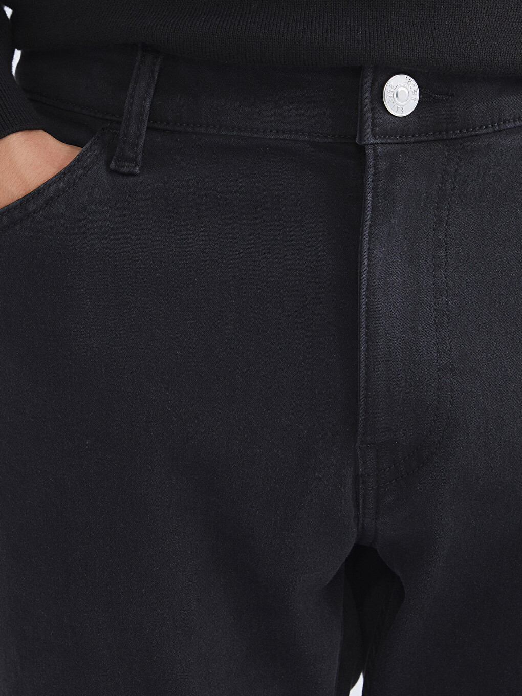Siyah 750 Regular Fit Erkek Jean Pantolon-3