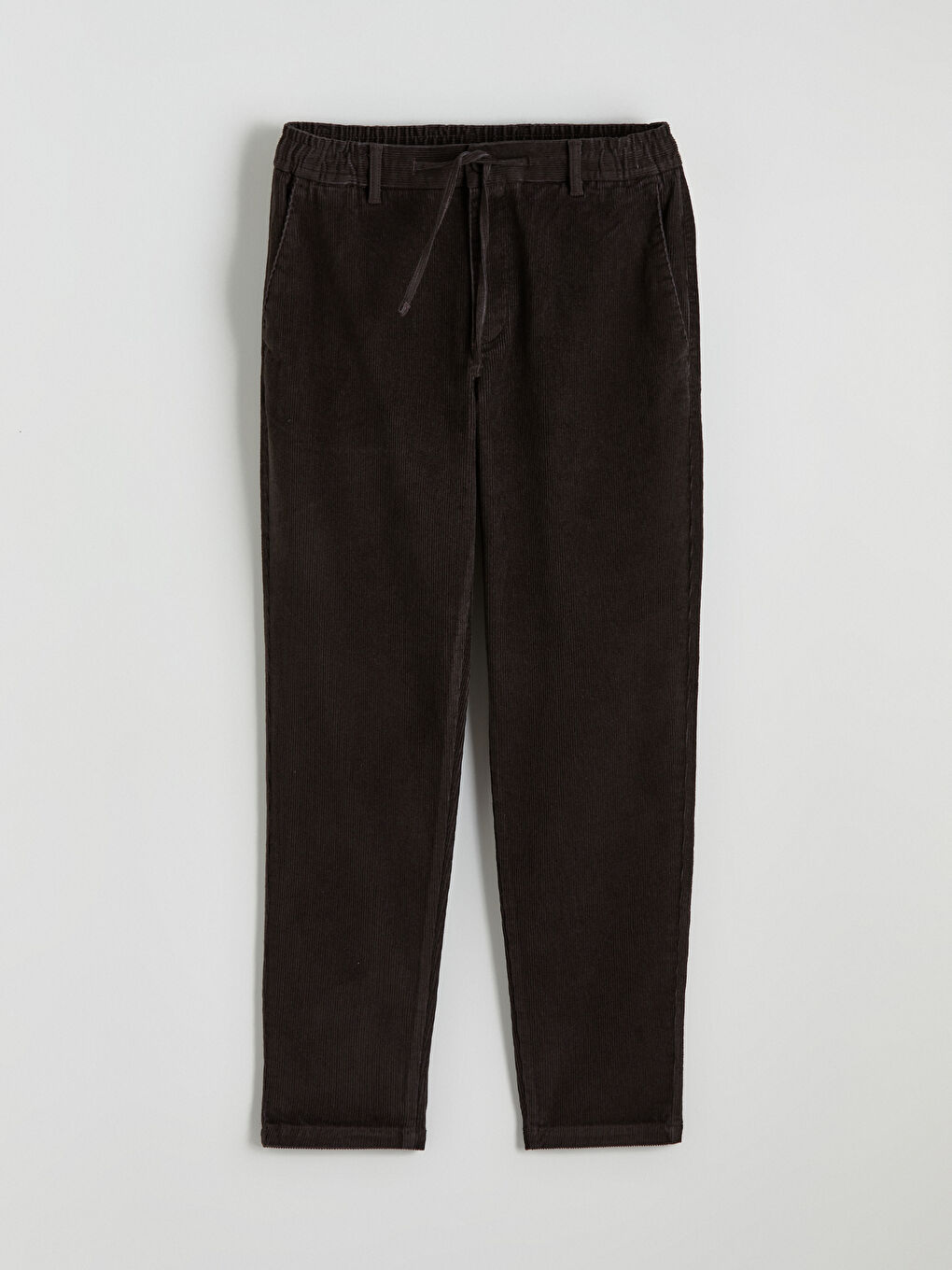 Regular Fit Velvet Men's Trousers-6