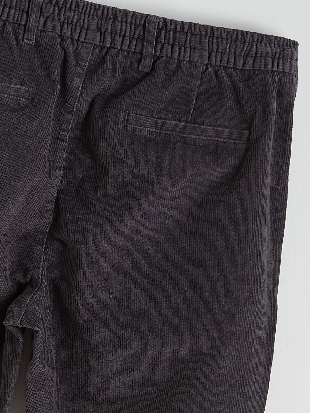 Regular Fit Velvet Men's Trousers-5