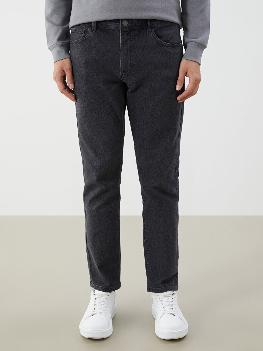 Gri 779 Regular Fit Erkek Jean Pantolon-2