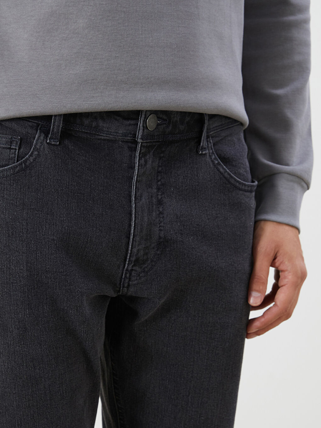 Gri 779 Regular Fit Erkek Jean Pantolon-3