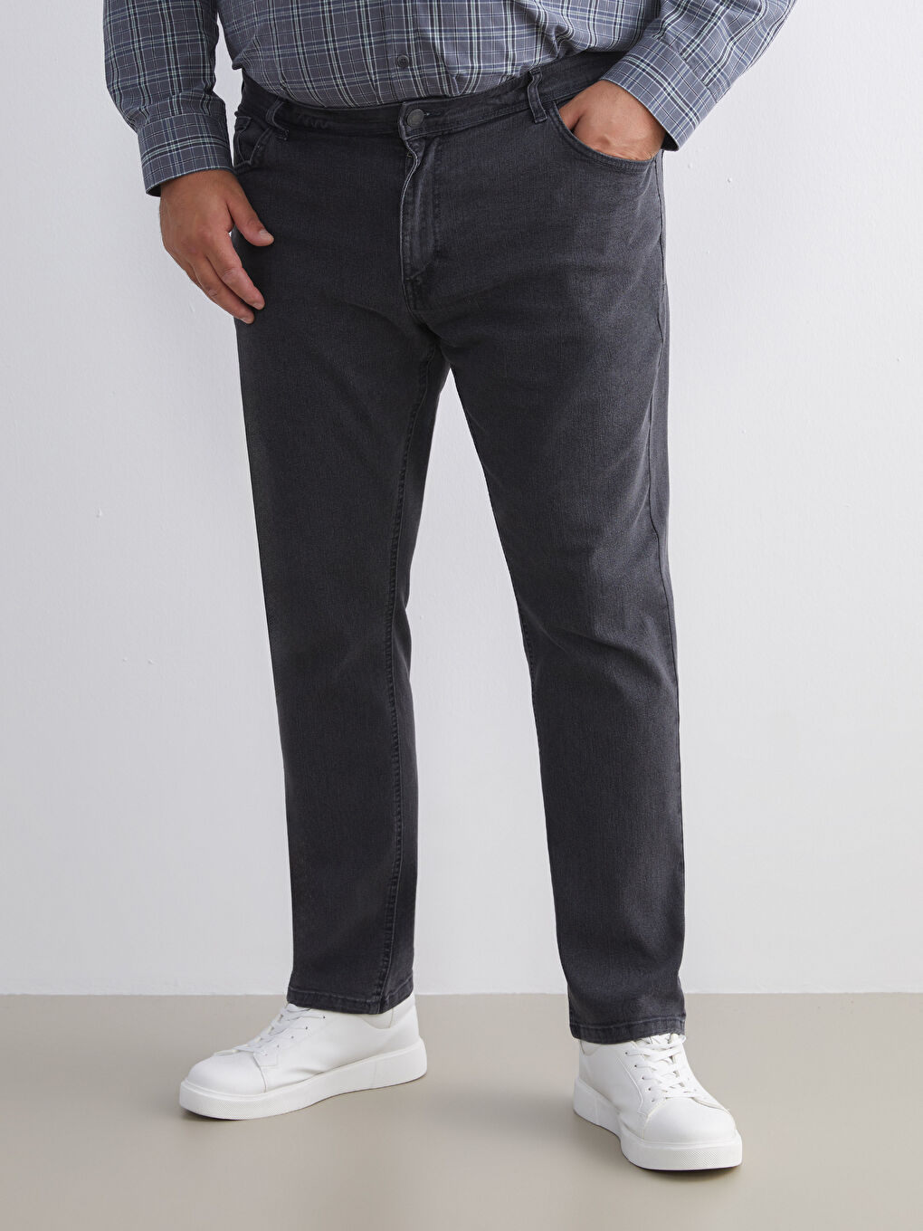 Gri 779 Regular Fit Erkek Jean Pantolon-5