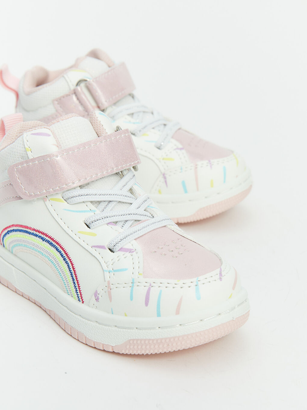 Baby Girls' Sneakers with Laces & Hook-and-Loop-2