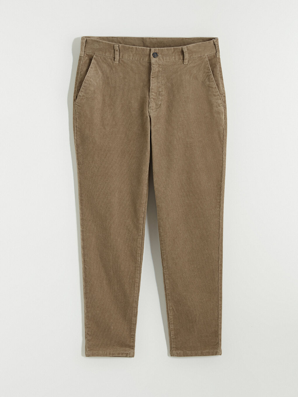 Kahverengi Standart Kalıp Erkek Pantolon-4