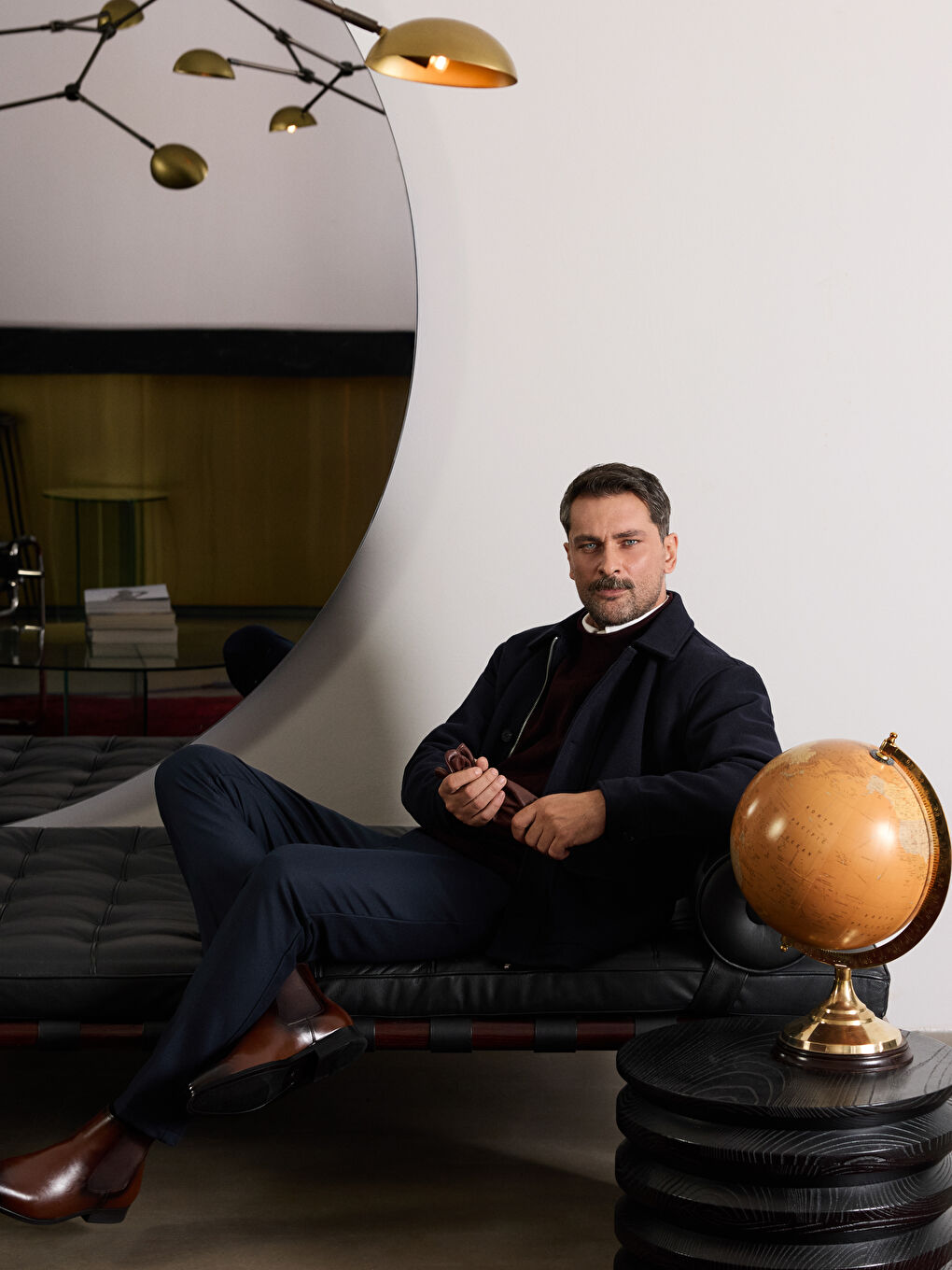 Lacivert Standart Kalıp Erkek Pantolon