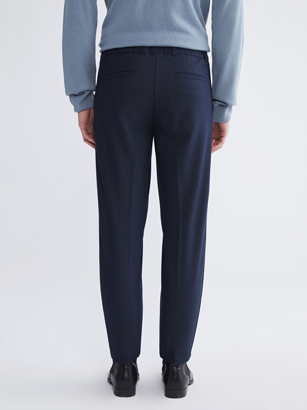 Lacivert Standart Kalıp Erkek Pantolon-3
