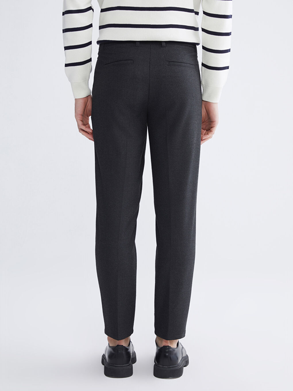 Antrasit Standart Kalıp Erkek Pantolon-3