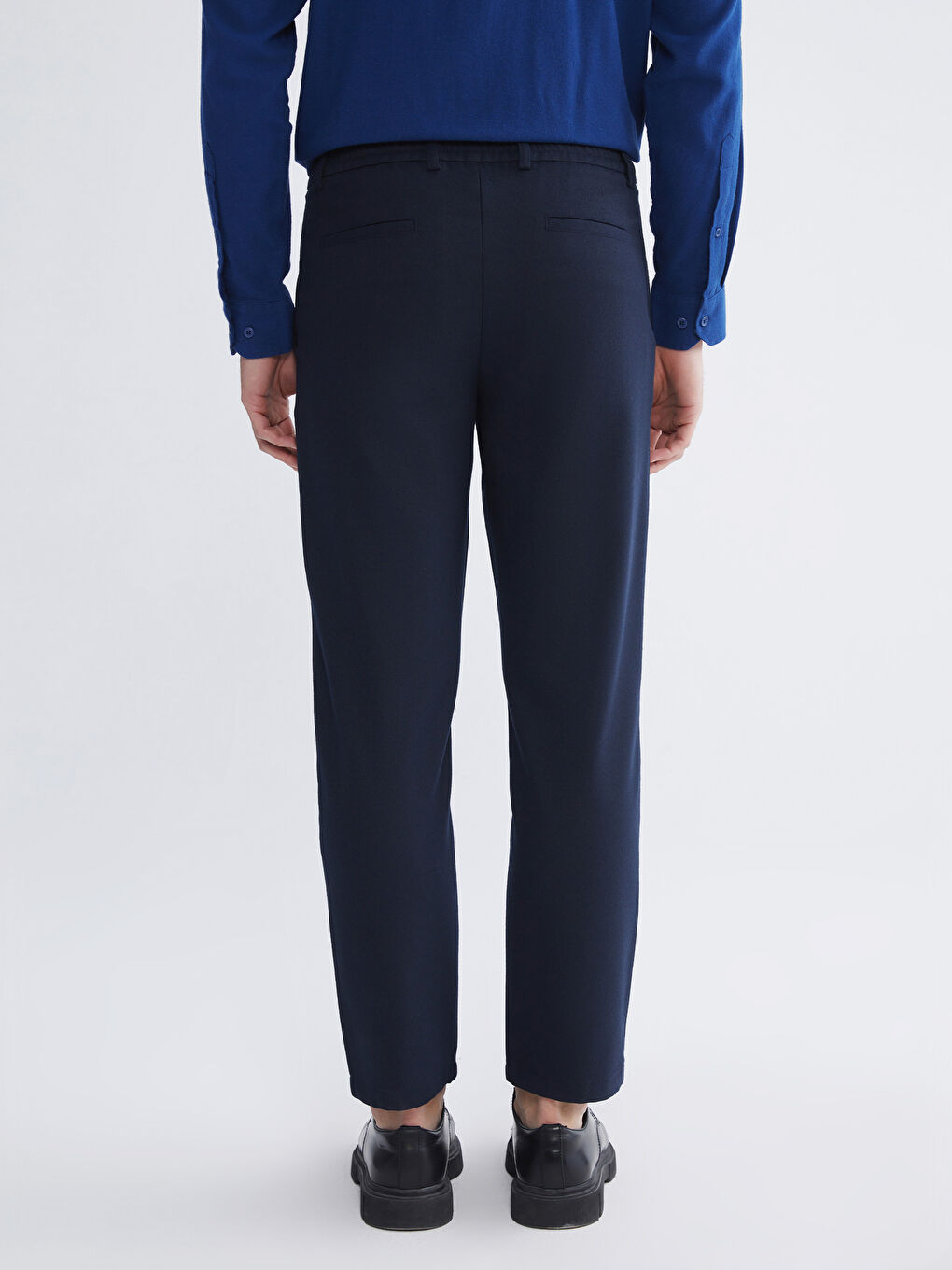 Lacivert Standart Kalıp Erkek Pantolon-3