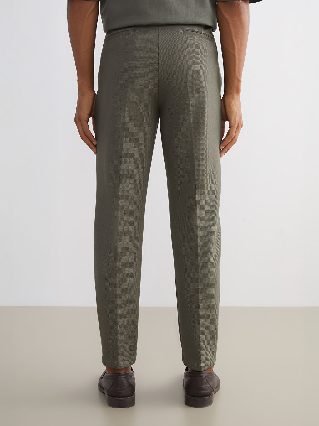 Yeşil Slim Fit Erkek Pantolon-3