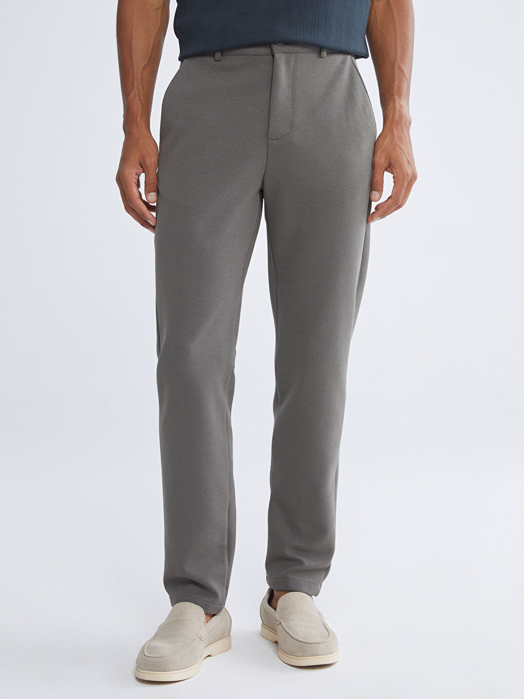 Haki Slim Fit Erkek Pantolon-1