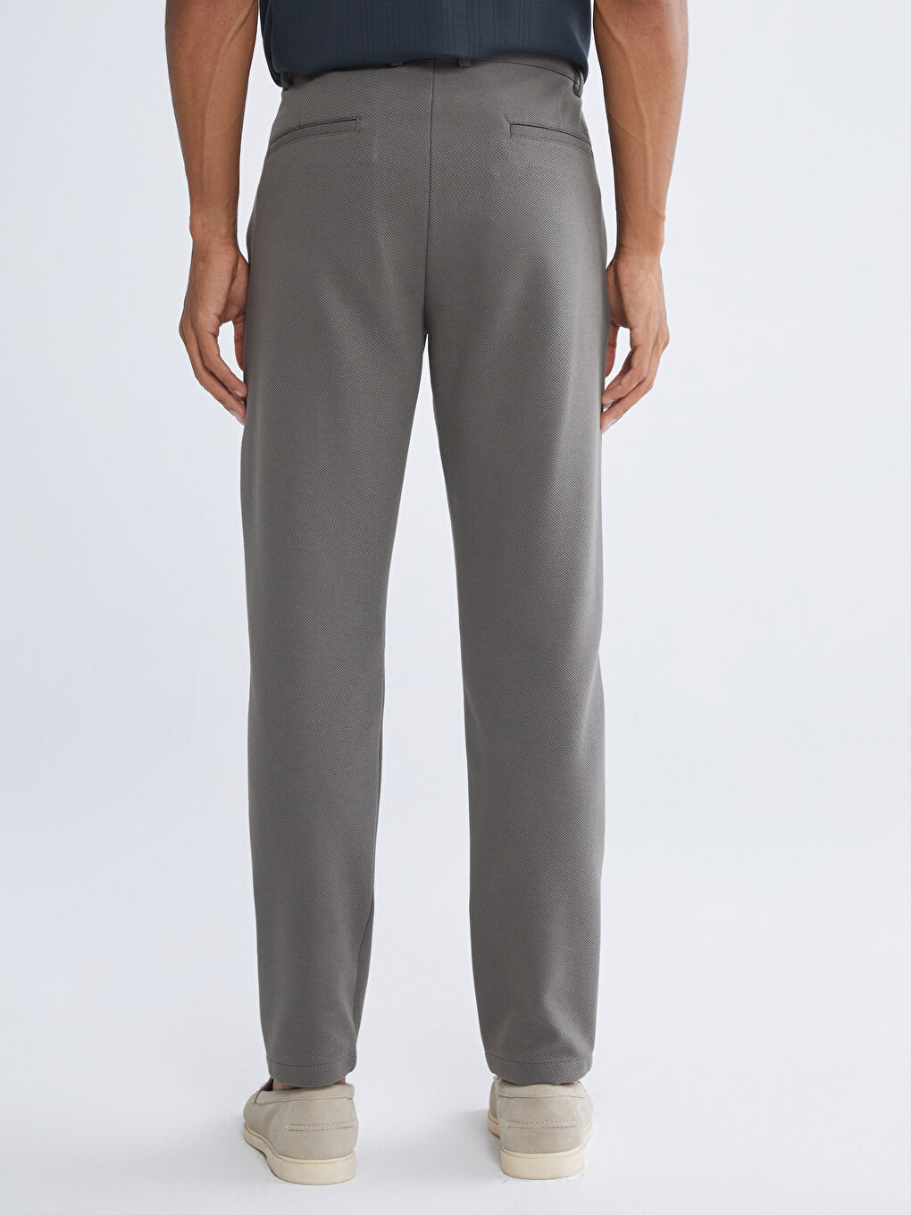 Haki Slim Fit Erkek Pantolon-3