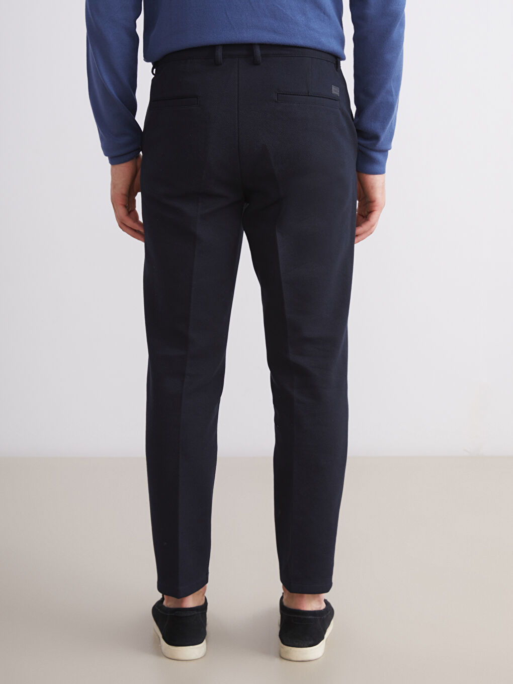 Lacivert Slim Fit Erkek Pantolon-3