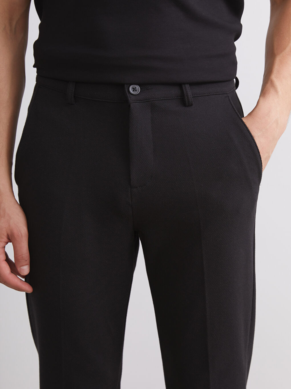 Standard Fit Men's Trousers-2