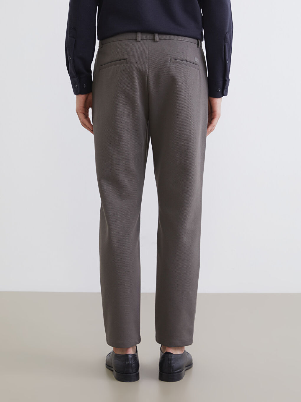 Haki Standart Kalıp Erkek Pantolon-3