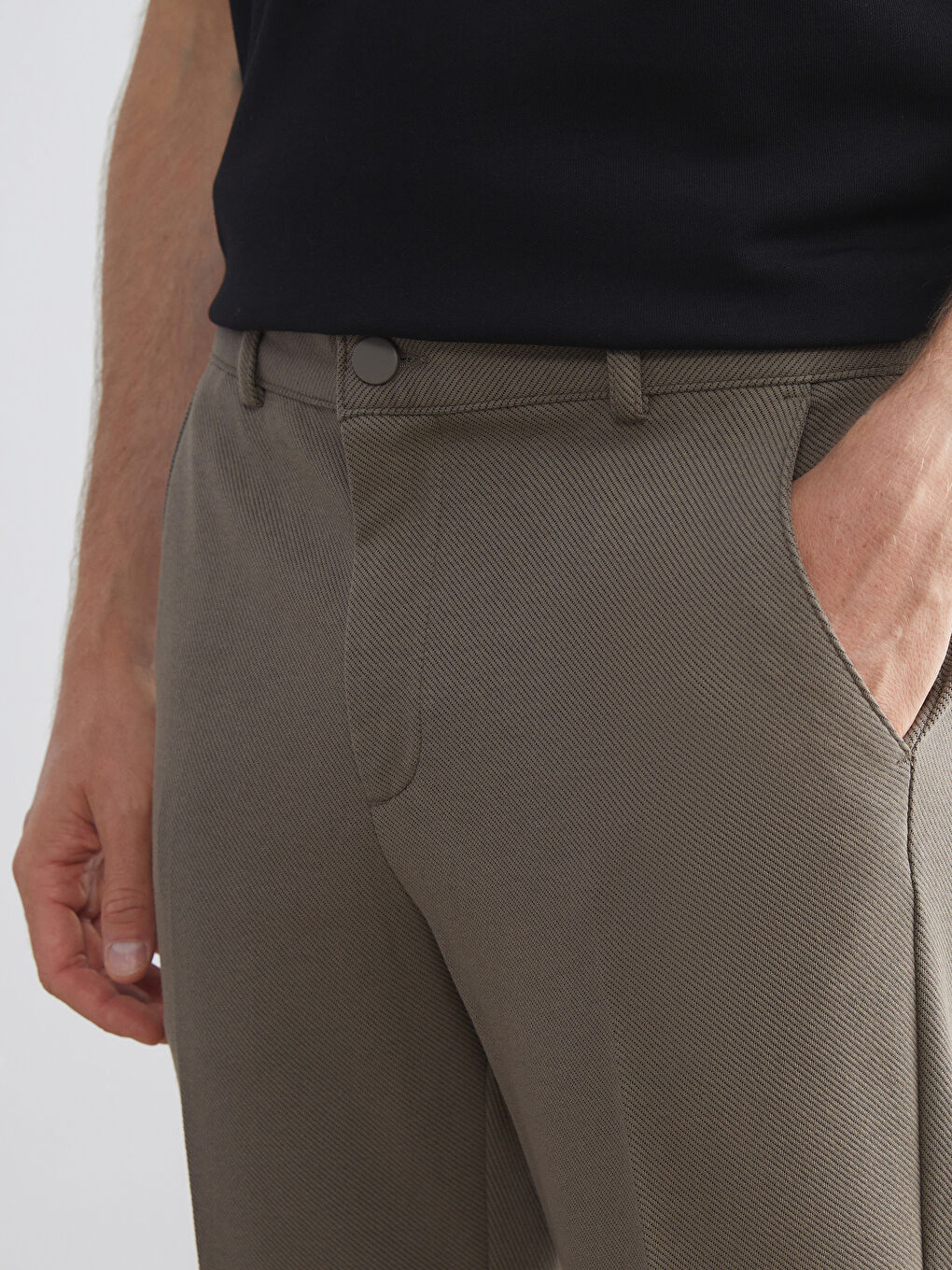 Standard Fit Men's Trousers-2