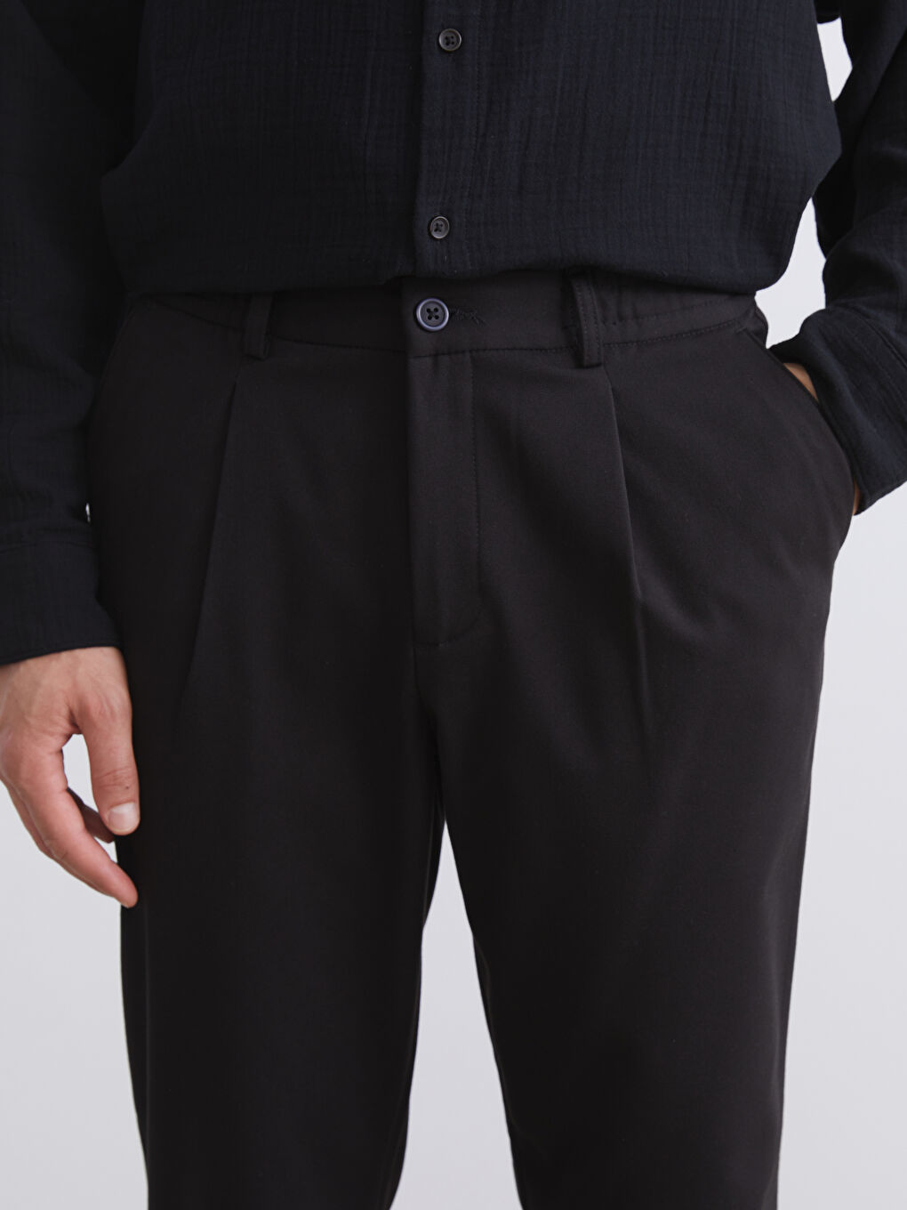 Standard Fit Men's Trousers-2