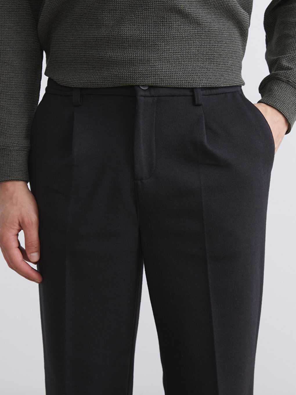 Standard Fit Men's Trousers-2