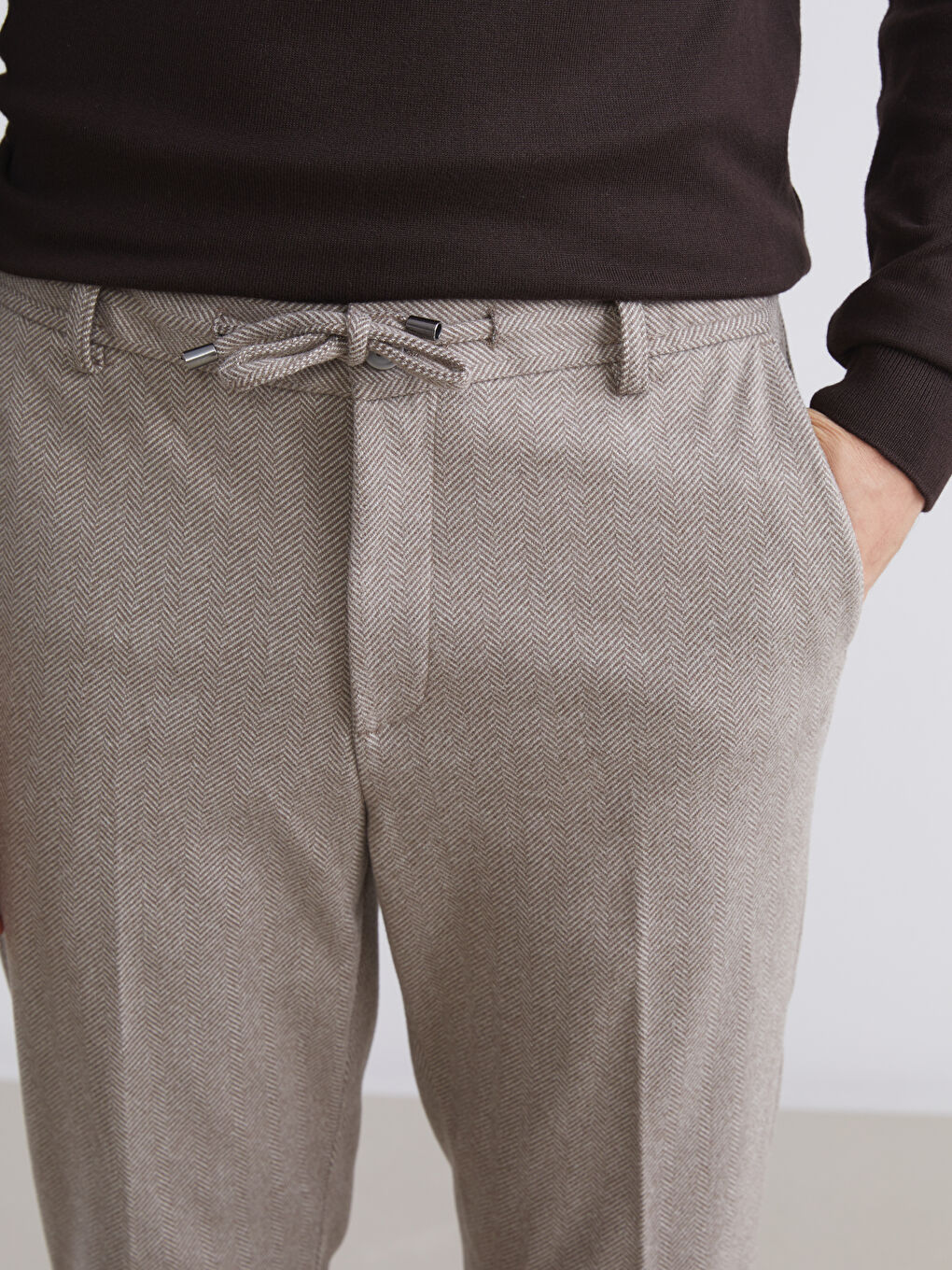 Standard Fit Men's Trousers-2