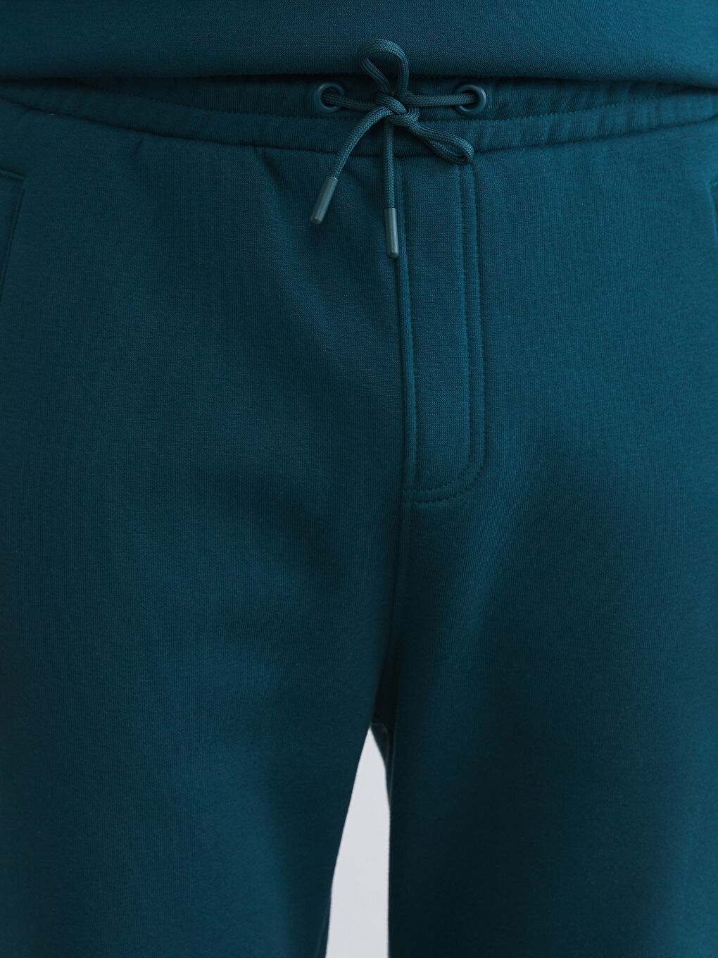 Petrol Standart Kalıp Erkek Eşofman Altı-2