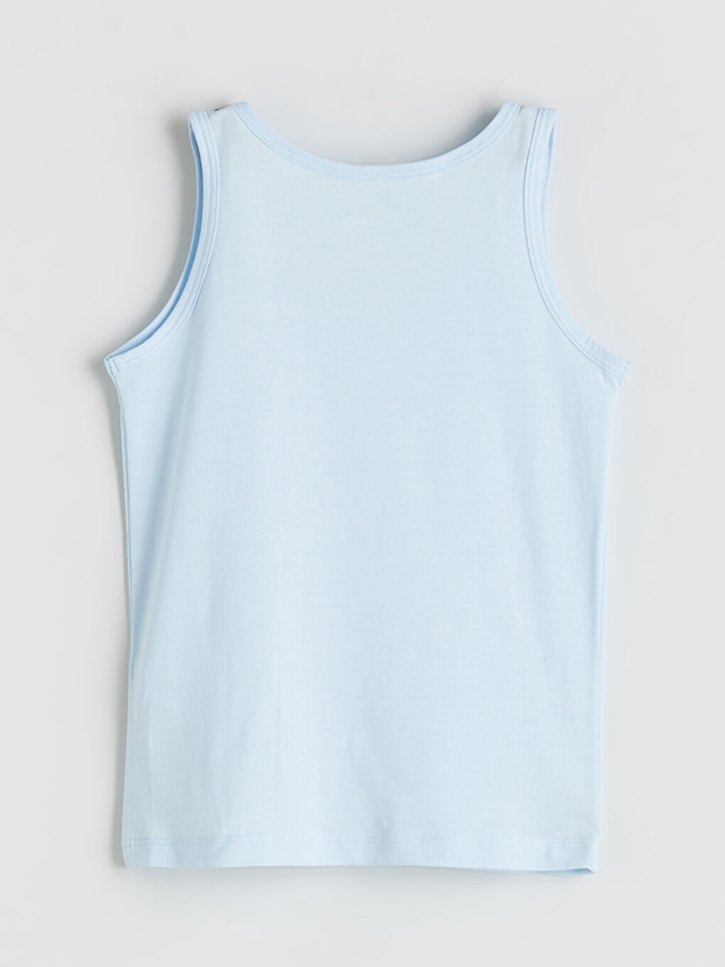 Mavi Baskılı Erkek Çocuk Atlet-1