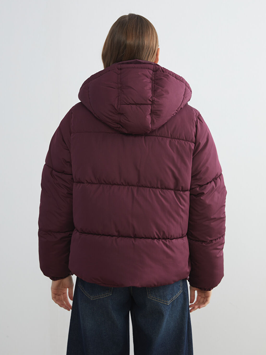 Ženska Puffer Jakna sa Kapuljačom-4