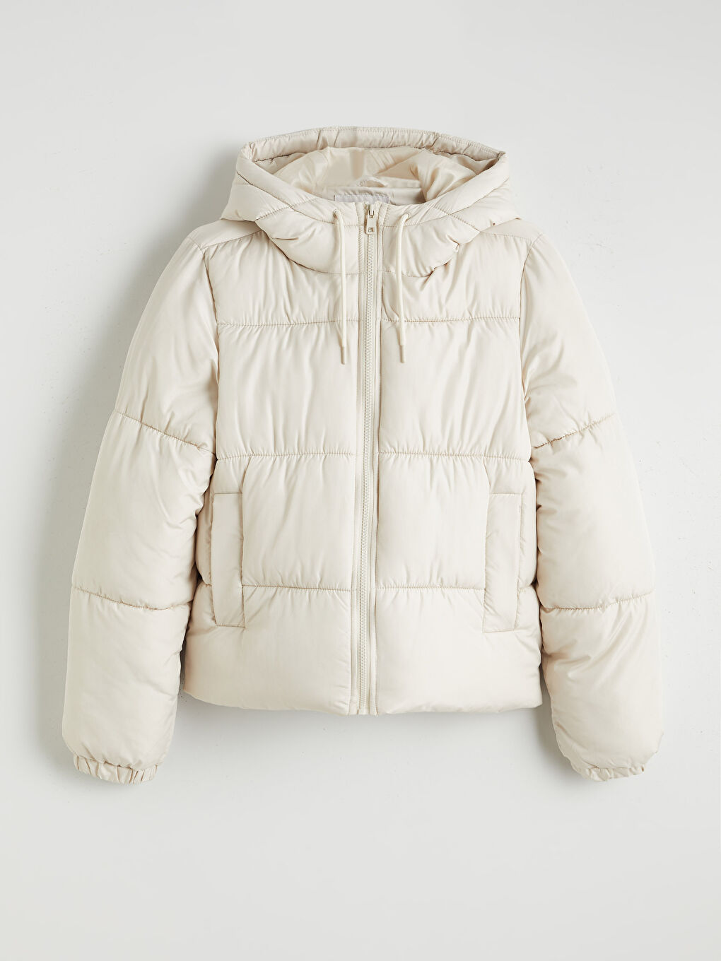 კაპიუშონიანი ქალებისთვის დუტის ქურთუკი-5