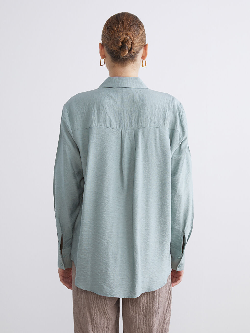 LCWAIKIKI Classic Loose Fit Women's Shirt -W5BL07Z8-CRR