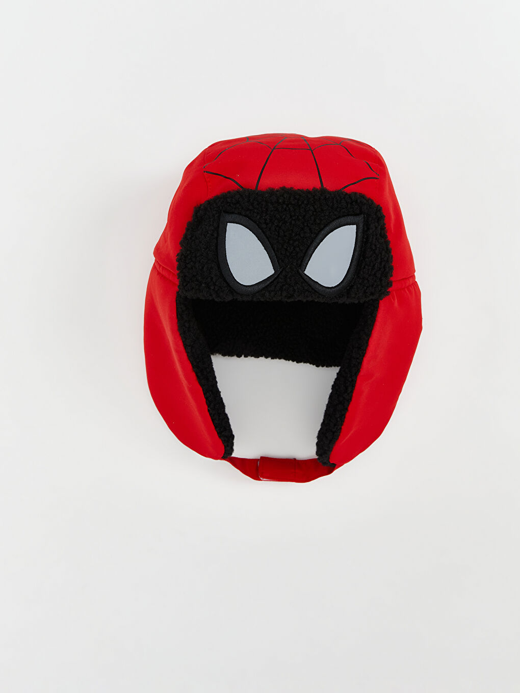 Kırmızı Spider-Man Baskılı Erkek Çocuk Kar Şapkası-1