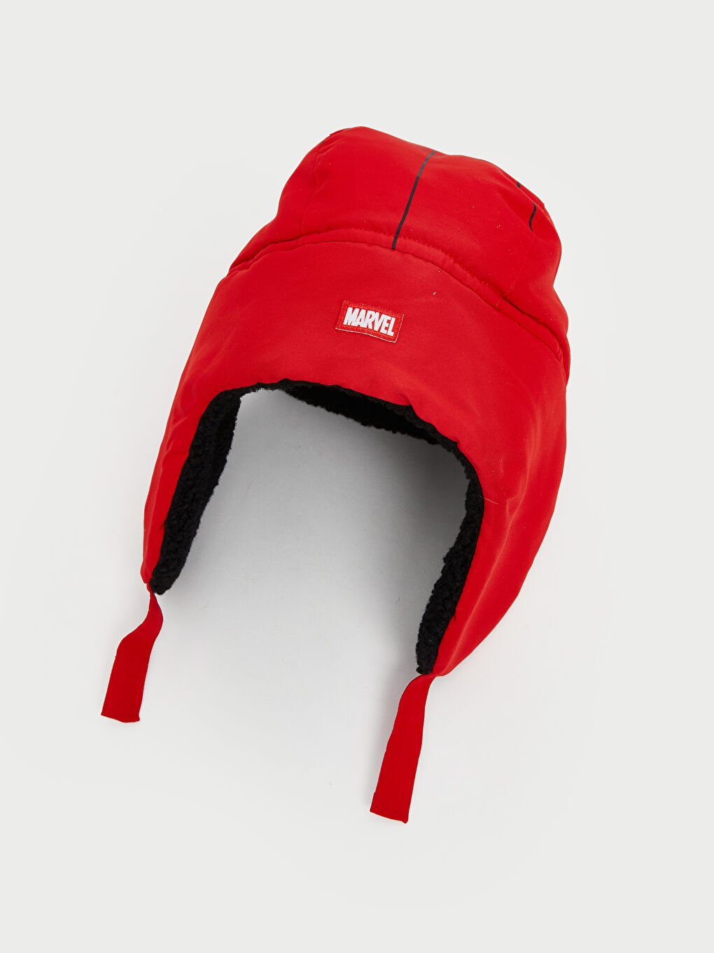 Kırmızı Spider-Man Baskılı Erkek Çocuk Kar Şapkası-4