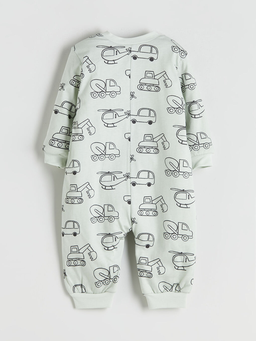 Gri 1.6 Tog Baskılı Erkek Bebek Uyku Tulumu-1