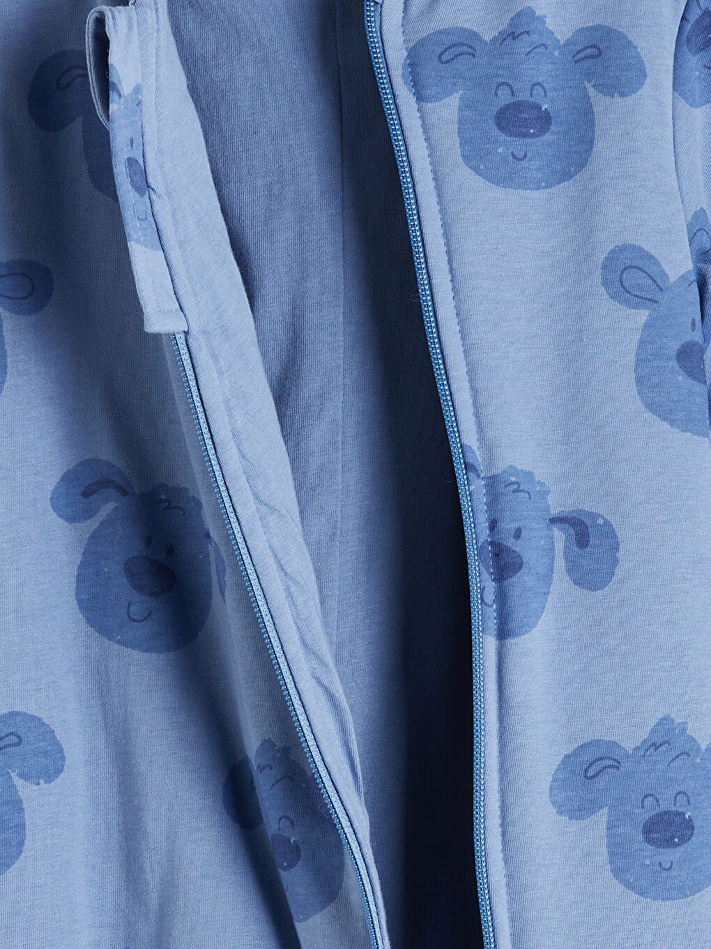 Mavi 1.6 Tog Bisiklet Yaka Uzun Kollu Erkek Bebek Uyku Tulumu-3