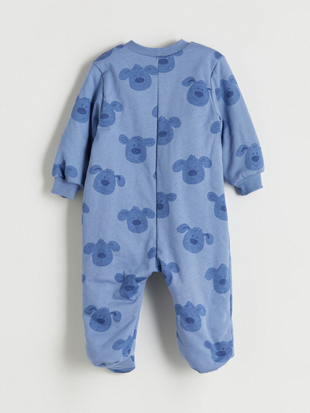 Mavi 1.6 Tog Bisiklet Yaka Uzun Kollu Erkek Bebek Uyku Tulumu-4