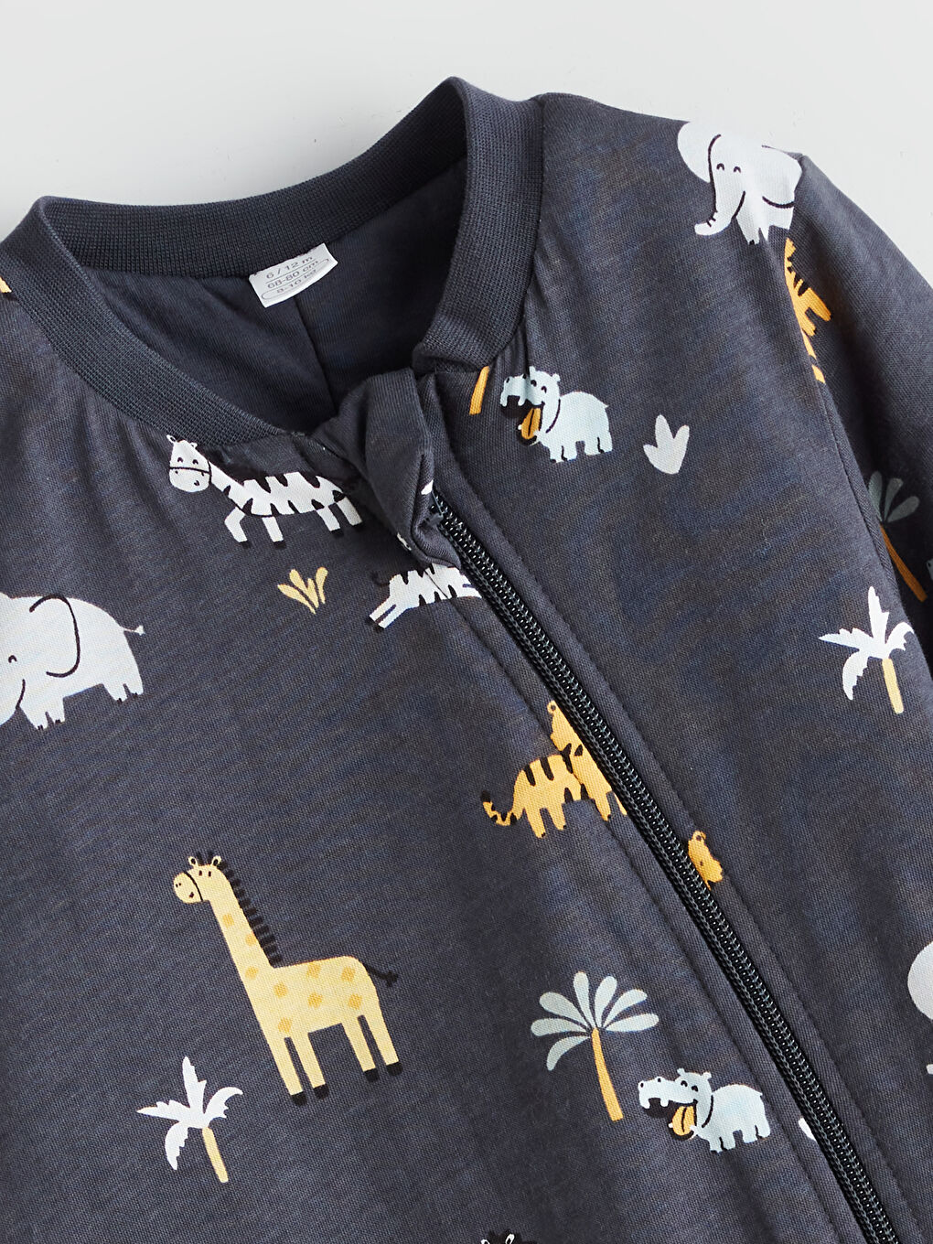 Gri 1 .6 Tog Baskılı Erkek Bebek Uyku Tulumu-2