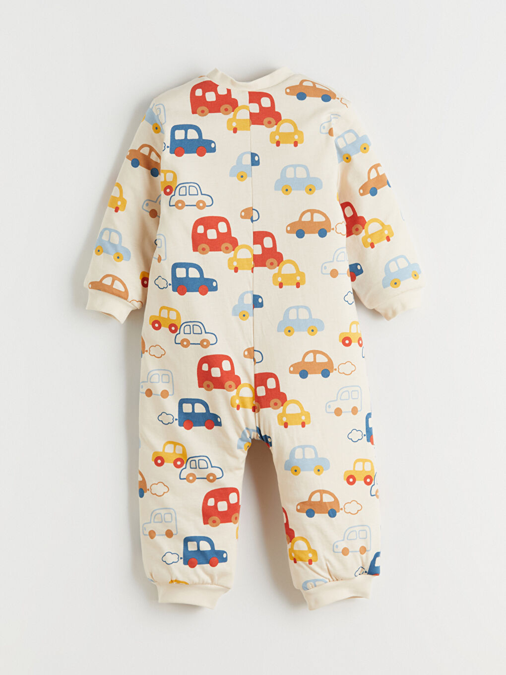 Bej 2.5 Tog Baskılı Erkek Bebek Uyku Tulumu-2