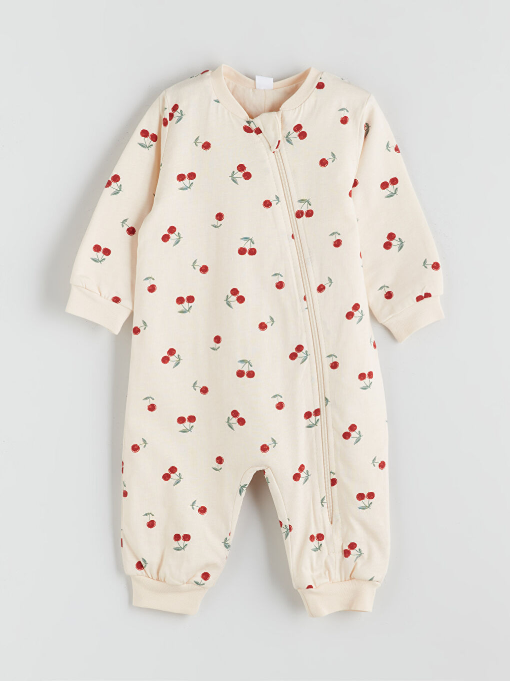 Bej 1 Tog Bisiklet Yaka Kız Bebek Uyku Tulumu