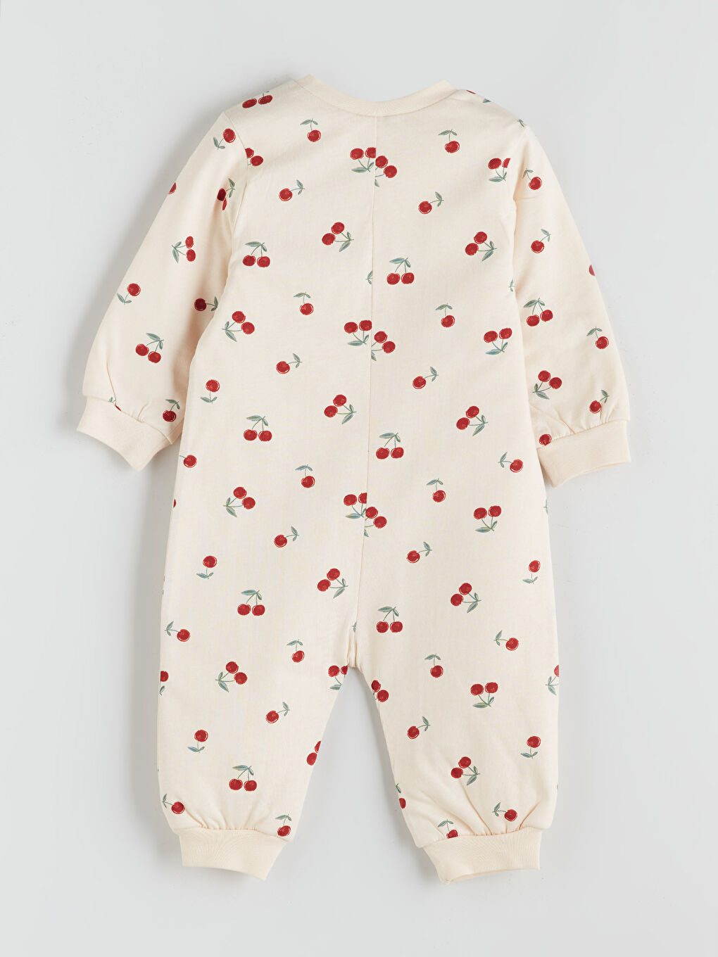 Bej 1 Tog Bisiklet Yaka Kız Bebek Uyku Tulumu-1