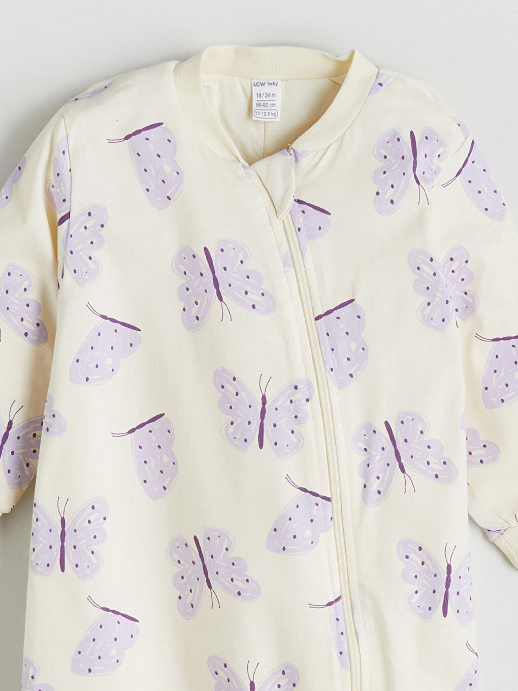 Ekru 1.6 Tog Kız Bebek Uyku Tulumu-2