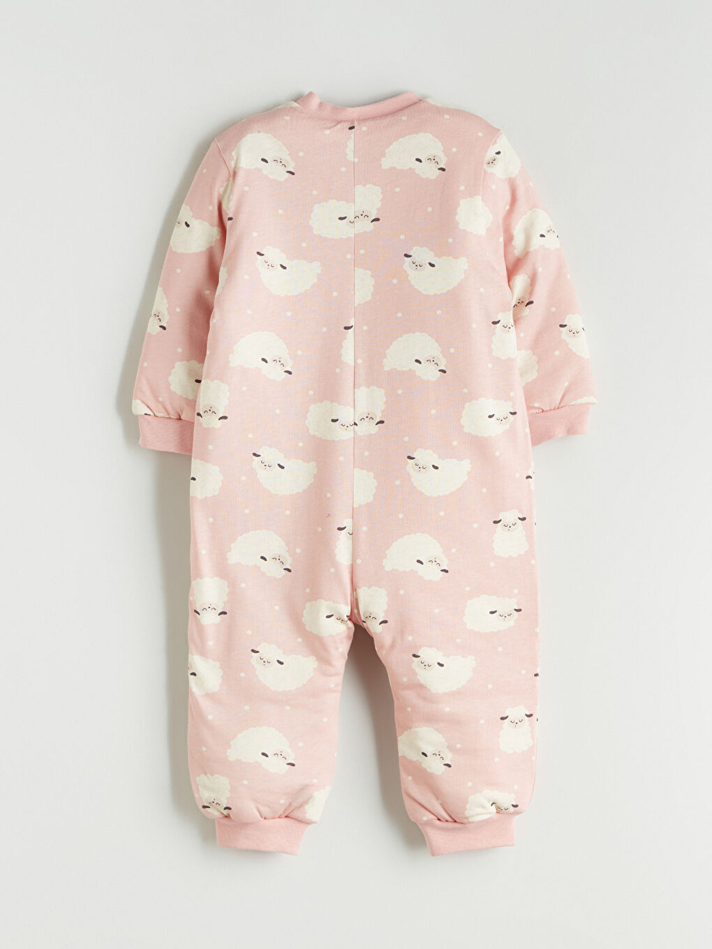 Pembe 2.5 Tog Bisiklet Yaka Uzun Kollu Kız Bebek Uyku Tulumu-4