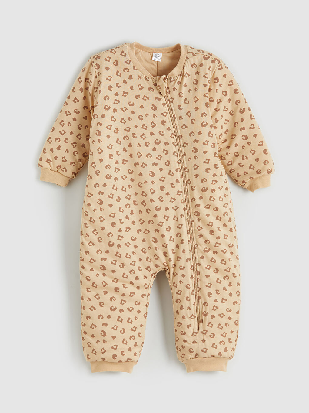 25 Tog Crew Neck Long Sleeve Baby Girls' Jumpsuit