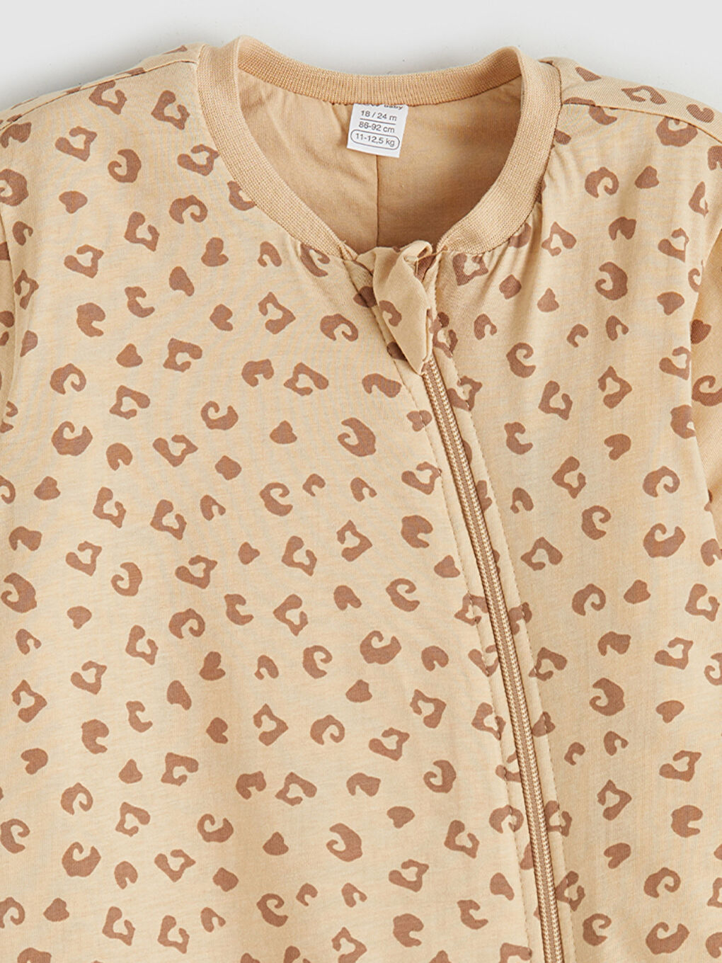 25 Tog Crew Neck Long Sleeve Baby Girls' Jumpsuit-2